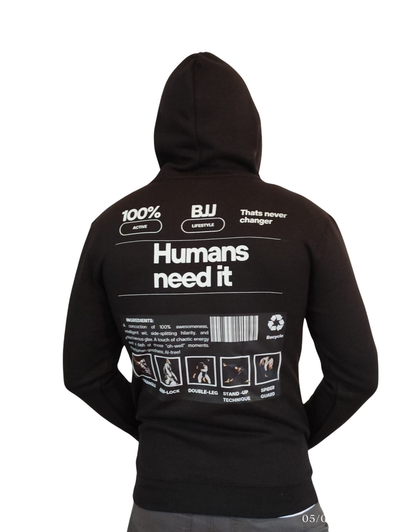 Sudadera con capucha de Jiu-Jitsu Necesidades humanas